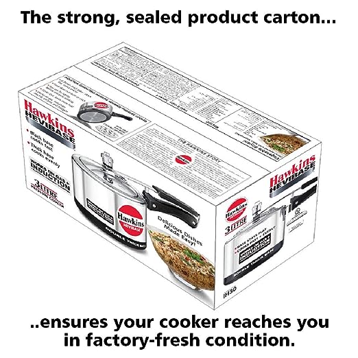 Hawkins Hevibase Aluminium Inner Lid Pressure Cooker - Induction Base, Silver, IH30, 3 L-4.webp